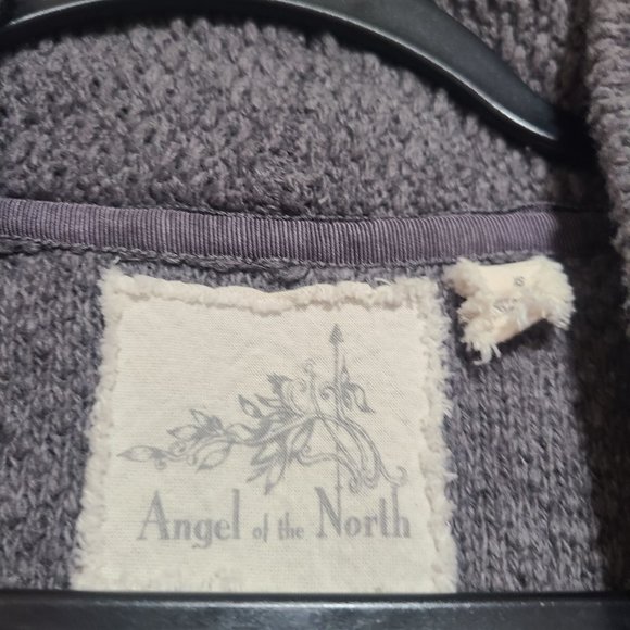 Anthropologie Angel Of The North Wool Blend Open Cardigan Size XS Gray - Picture 4 of 5